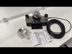 ZEMIC HM9B سلول بار سنجش 20t 30t سلول بار دو بار کششی سفید پایین برای وزنی