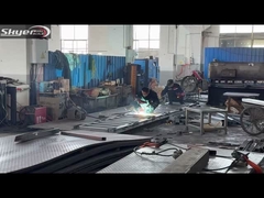 60x60cm 300kg مقیاس بنچ قابل حمل وزن مقیاس پلت فرم فولاد کربن