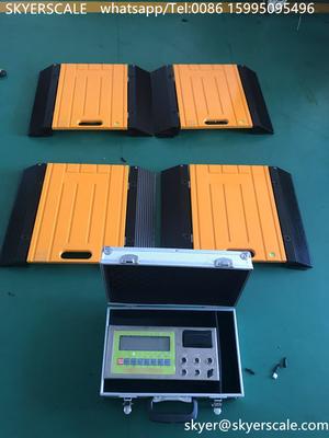 کیفیت  Wireless Portable Weighing Scale For Trucks 30 Ton Vehicle Weighing Pads کارخانه