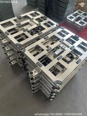 کیفیت  Platform Bench 304 Stainless Steel Waterproof Weighing Scales 700x600mm 600kg Scale کارخانه