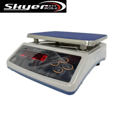 کیفیت  30kg Digital Weighing Scale With LCD Stainless Steel Pan کارخانه