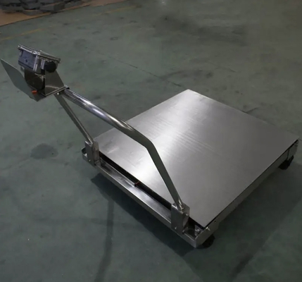 ترازو 1x1 متری کف سکوی 1 تن ترازو دیجیتال توزین با چرخ با نشانگر XK3190-A12E