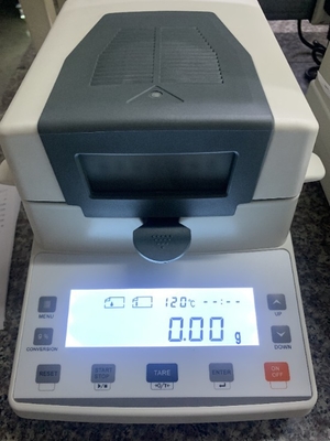 آنالایزر رطوبت سنج هالوژن صفحه لمسی 110 گرم/0.001 گرم