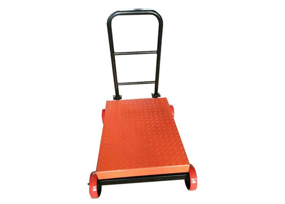 مقیاس وزن 60 × 80cm 500kg وزن مقیاس وزن با چرخ