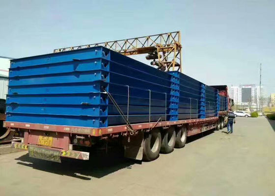 مقیاس کامیون های سنگین وزن فولاد 3 × 16 میلیون 100 تن Q235B