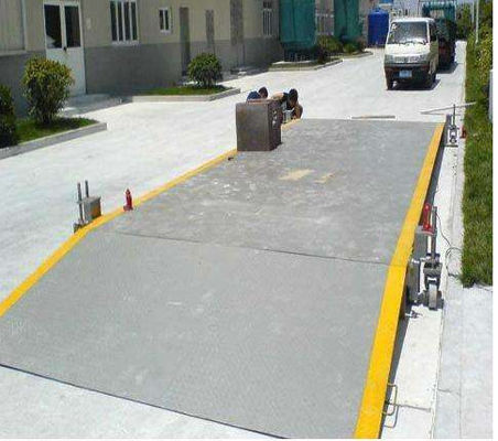 مقیاسهای کامیون با وزن 3 × 8m 50t قابل حمل مواد Q235