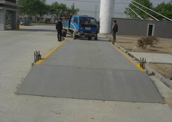 مقیاسهای کامیون با وزن 3 × 8m 50t قابل حمل مواد Q235