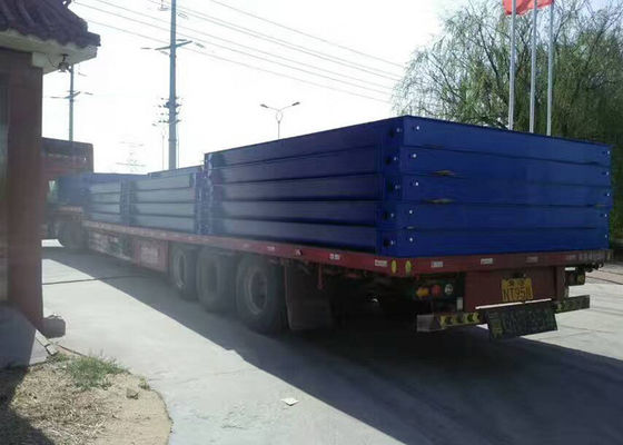 مقیاسهای کامیون با وزن 3 × 8m 50t قابل حمل مواد Q235
