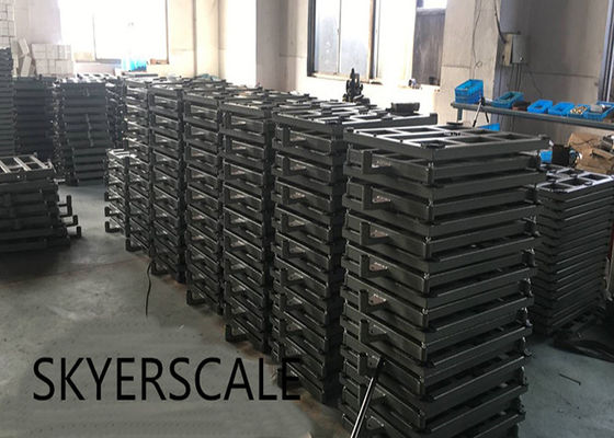 مقیاس نیمکت توزین سکوی برقی 600x450mm 300kg با نشانگر نمایشگر LED
