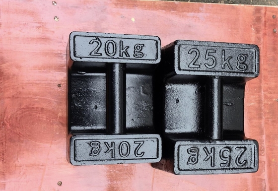 وزن 20kg و وزن 25kg کلاس M1 برای کالیبراسیون تست کننده وزن افت استاندارد برای ترازو