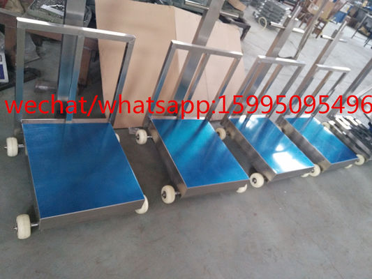 مقیاس وزن 60 × 80cm 500kg وزن مقیاس وزن با چرخ