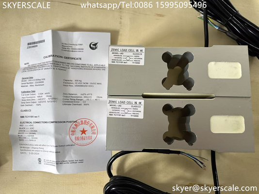 حسگرهای واحد واحد زیمک L6G ظرفیت 500 کیلوگرم برای مقیاس های پلتفرم