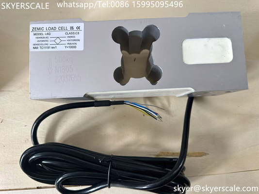 حسگرهای واحد واحد زیمک L6G ظرفیت 500 کیلوگرم برای مقیاس های پلتفرم