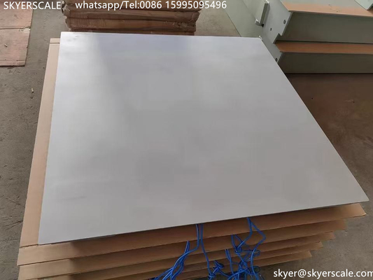 دقت بالا 1.2x1.2m 3 تن فولاد ضد زنگ ترازو طبقه دیجیتال وزن