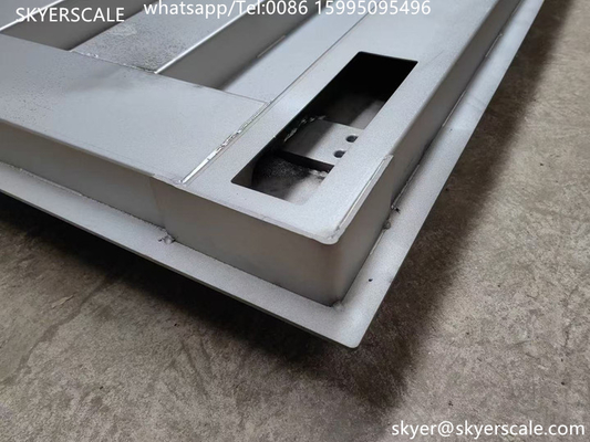 دقت بالا 1.2x1.2m 3 تن فولاد ضد زنگ ترازو طبقه دیجیتال وزن