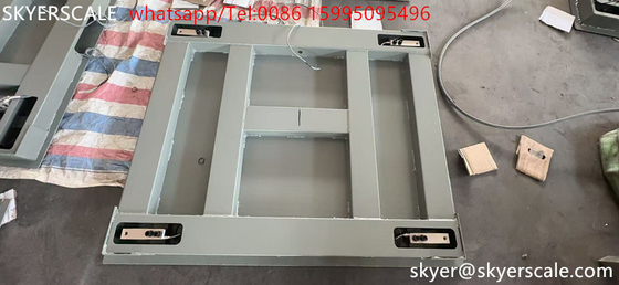 واحد میز 1.2x1.2m-3t تراز دیجیتال بدون گودال تراز الکترونیکی پلت فرم تراز کف