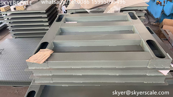 واحد میز 1.2x1.2m-3t تراز دیجیتال بدون گودال تراز الکترونیکی پلت فرم تراز کف