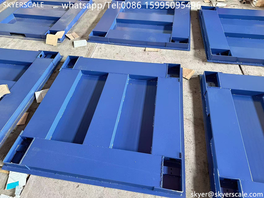 Zemic H8C Load Cell 1x1m 5Ton وزن سنگین صنعتی طبقه مقیاس با پلت فرم فولاد کربن