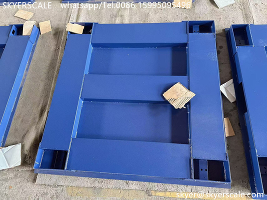 Zemic H8C Load Cell 1x1m 5Ton وزن سنگین صنعتی طبقه مقیاس با پلت فرم فولاد کربن