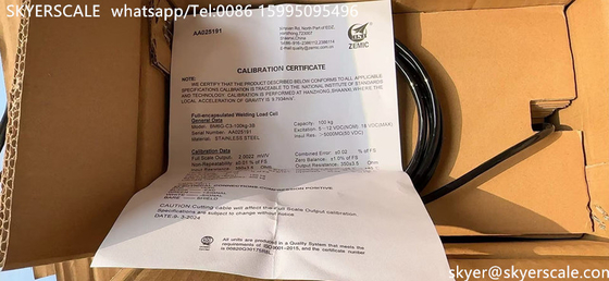 Zemic BM6G C3 سلول های بارگذاری 100 کیلوگرم برای دستگاه های مختلف وزن الکترونیکی