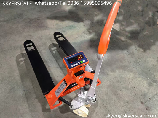 وزن هيدرولیک دستي پالت ترازو 2000kg ترازو صنعتی