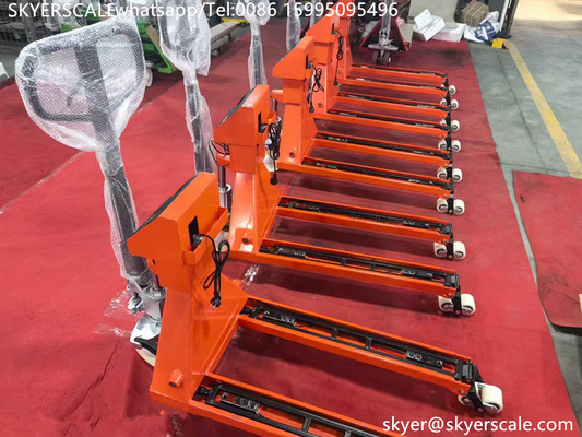 وزن هيدرولیک دستي پالت ترازو 2000kg ترازو صنعتی