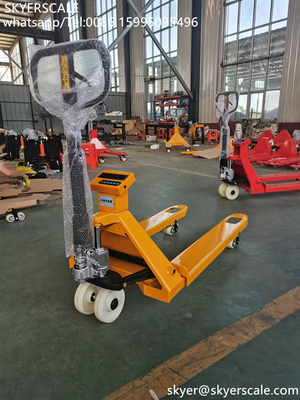 3000 کیلوگرم وزن دستی هیدرولیک دستی پالت کامیون با مقیاس وزن