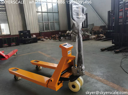3000 کیلوگرم وزن دستی هیدرولیک دستی پالت کامیون با مقیاس وزن