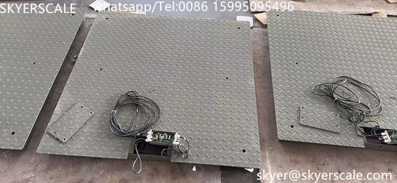 استیل 1.2mx1.2m پلتفرم 3 تن وزن سنگین با صفحه ضد موش