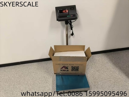 100 کیلوگرم 200 کیلوگرم 300 کیلوگرم مقیاس بنچ پلت فرم صنعتی مقیاس دیجیتال وزن 40x50 سانتی متر