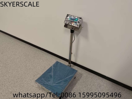 40x50cm 150kg ترازو پلت فرم وزن با رنگ سبز LED