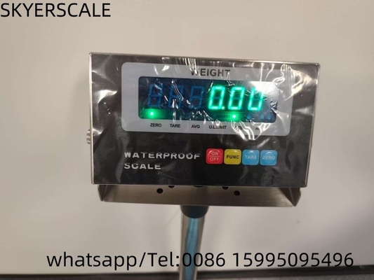 40x50cm 150kg ترازو پلت فرم وزن با رنگ سبز LED