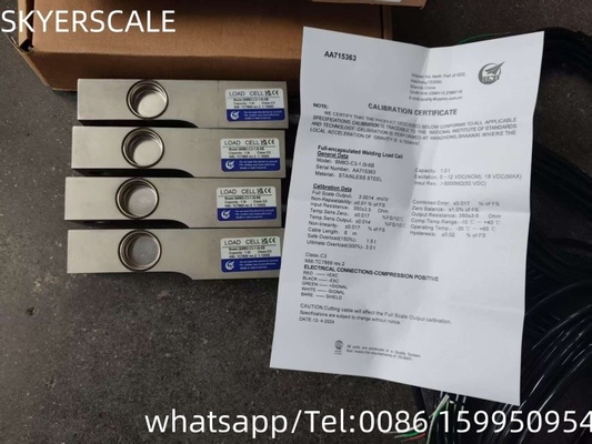 ZEMIC BM8D شعاع برش فولاد ضد آب سلول های بار 1000 کیلوگرم سنجش پلتفرم مقیاس سنجش سلول بار
