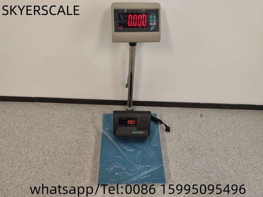 مقیاس 40x50cm 300kg بنچ الکترونیک XK390-T7+E صفحه نمایش LED پلت فرم سنجش دیجیتال