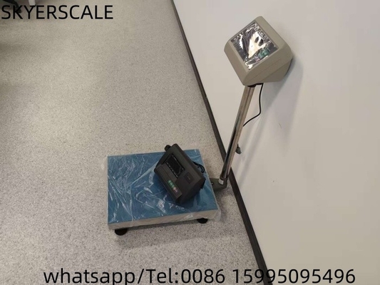 مقیاس 40x50cm 300kg بنچ الکترونیک XK390-T7+E صفحه نمایش LED پلت فرم سنجش دیجیتال