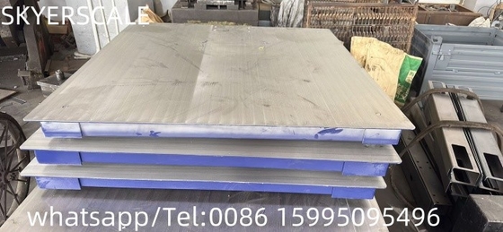 مقیاس کف فولاد کربن قابل تنظیم 1.5x1.5m 5 تن با پشتیبانی OEM و ODM برای صنایع