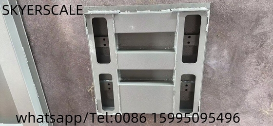 مقیاس کف فولاد کربن قابل تنظیم 1.5x1.5m 5 تن با پشتیبانی OEM و ODM برای صنایع