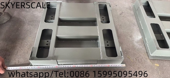 مقیاس کف فولاد کربن قابل تنظیم 1.5x1.5m 5 تن با پشتیبانی OEM و ODM برای صنایع