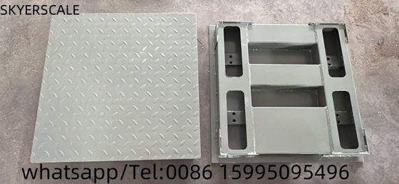 مقیاس کف فولاد کربن قابل تنظیم 1.5x1.5m 5 تن با پشتیبانی OEM و ODM برای صنایع