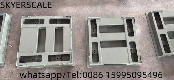 مقیاس وزن کف پلتفرم فولاد کربن 1.22x1.22m 3t با شاخص وزن XK315A1X