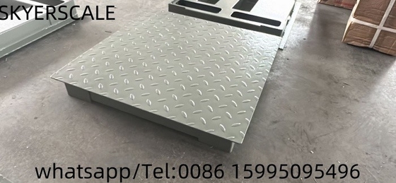 مقیاس وزن کف پلتفرم فولاد کربن 1.22x1.22m 3t با شاخص وزن XK315A1X