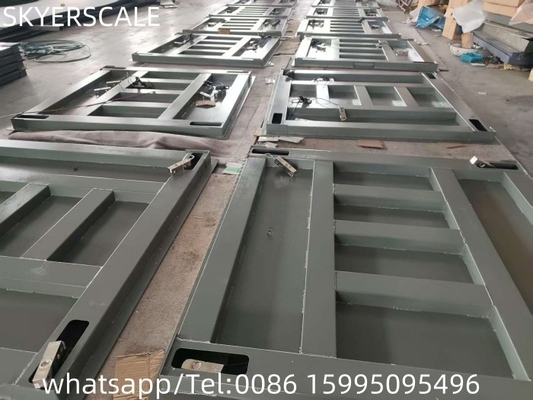 ترازو سنگین 1.2x1.5m ترازو پلت فرم سنگ آهن کربن 3000kg