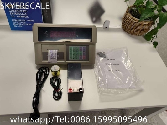 شاخص دستگاه سنجش دیجیتال صنعتی Yaohua A9P با چاپگر داخلی برای ترازو کامیون