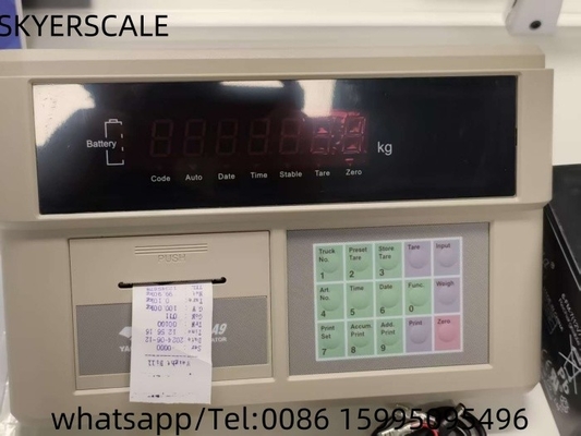 شاخص دستگاه سنجش دیجیتال صنعتی Yaohua A9P با چاپگر داخلی برای ترازو کامیون