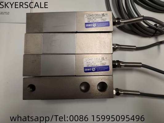 2 تن OIML بار سلول تقویت کننده Zemic H8C سنجه وزن برای کف وزن مقیاس پلت فرم وزن مقیاس