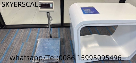 مقیاس 400x500mm 300kg پلتفرم بنچ با شاخص وزن XK3190-T7+E
