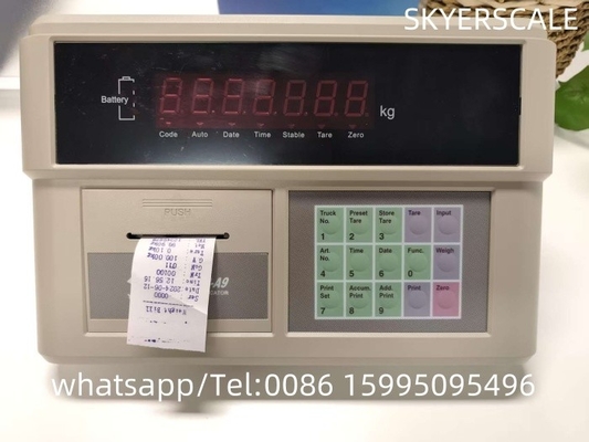 XK3190 شاخص وزن A9P برای ترازو کامیون با چاپگر داخلی