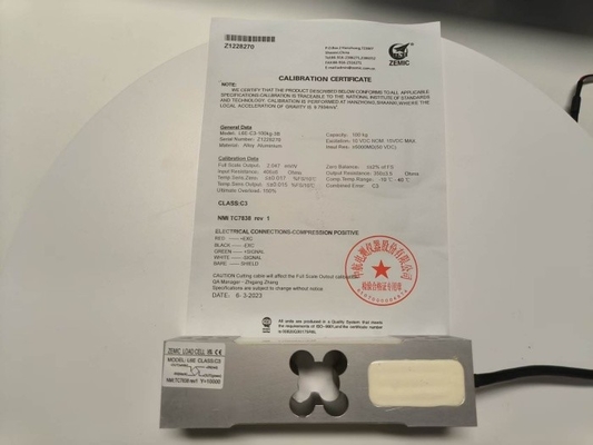 Zemic L6E 100kg سلول بار سنج برای 35x45 سانتی متر