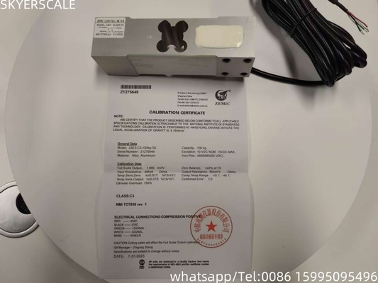 سلول های سنسور بار 100 کیلوگرم برند Zemic برای ترازو صنعتی