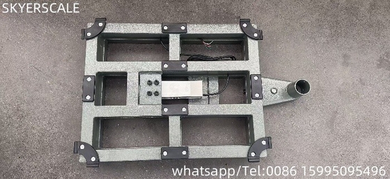 ترازو سنگ شکن دیجیتال فولاد نرم 40x50cm 200kg با سلول بار Zemic L6E3